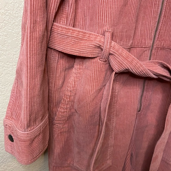 Rose Pink Topshop Corduroy Boiler Suit Jumpsuit - Picture 4 of 9